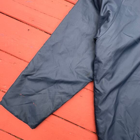 True Vintage Navy Blue Coast Guard USCGC Diligence Coaches Jacket USA Made Coat - Picture 10 of 11